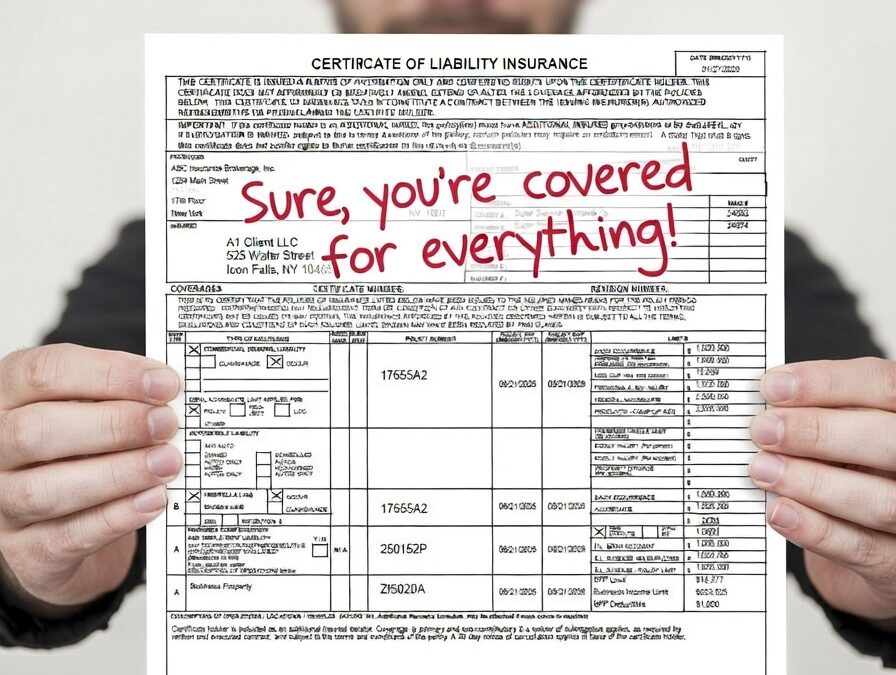 Illegal Insurance Certificate Requests