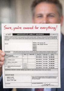 Illegal Insurance Certificate Requests